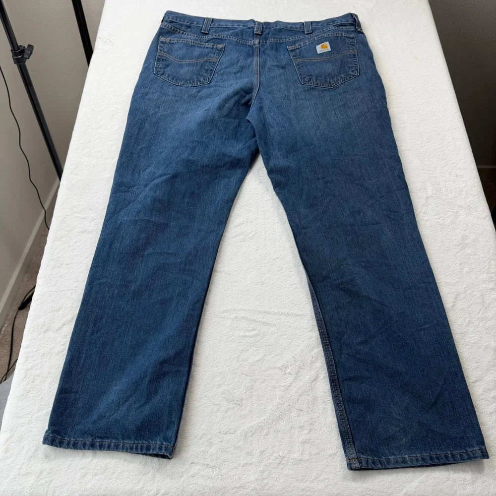 Carhartt Traditional Fit‎ Jeans Mens 42x32 Blue Good Straight Leg 101496 420